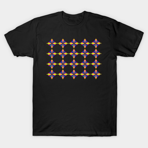 geometric star pattern T-Shirt by theerraticmind